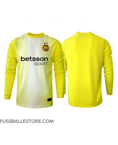 Günstige Inter Milan Torwart Auswärtstrikot 2025-26 Langarm Günstige Inter Milan Torwart Auswärtstrikot 2025-26 Langarm